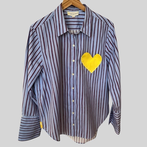 Kerri Rosenthal Lake Mia Women’s Button Down Shirt. - Picture 1 of 6